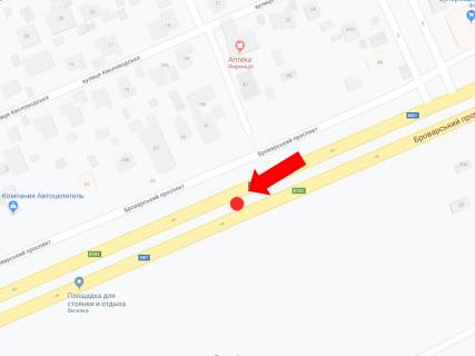 Billboard A in Kyiv, 6x3  Brovars'kij av., 37, rozdil'nik, v storonu st.m. "Lisova", centru scheme