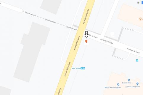 Backlight B in Dnipro (Dnipropetrovsk), 3.14х2.32  st. Titova - st. Makarova scheme