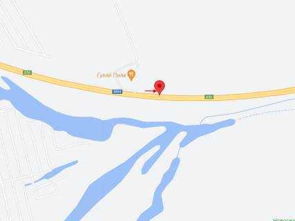 Billboard B in Novoselovka, 6х3  M-30, km 999+712 (pravoruc), Ruh na m. Pavlograd, bila restoranu "Gulaj Pole" scheme