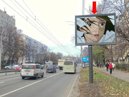 Video Billboard A in Kyiv, 2.3x3.14  Чоколівський бул., 18, в сторону ст. м. "Шулявська" - 583457 Photo 1