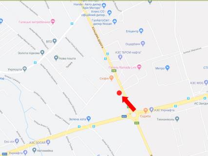 Billboard  in Lviv, 3x6  Kil'ceva doroga, s. Zimna Voda, bila supermarketiv "Epicentr", "METRO", nizna, liva scheme