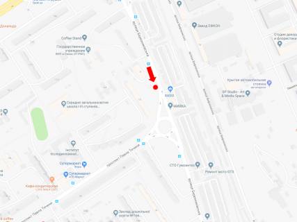 Billboard  in Kyiv, 3x6  Bereznakivs'ka st., 8a, v storonu Dniprovs'koi nabereznoi scheme