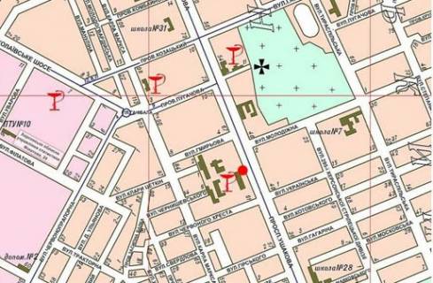 Billboard A in Kherson Usakova av., Oblasna likarna scheme