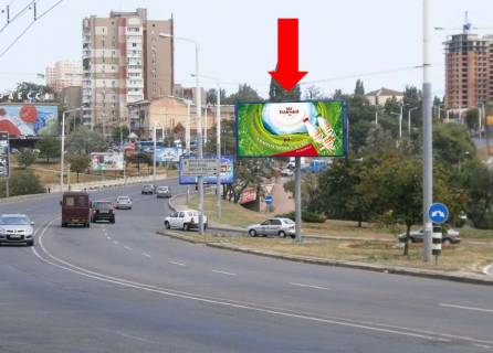 Billboard A in Odessa, 3x6  Grusevs'kogo st. / Balkivs'ka st., bila AZS "Amic", slahoprovid, v centr Photo 1