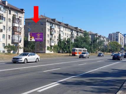Billboard B in Kyiv, 3x6  Harkivs'ke sose, 3, v storonu Privokzal'na st. Photo 1