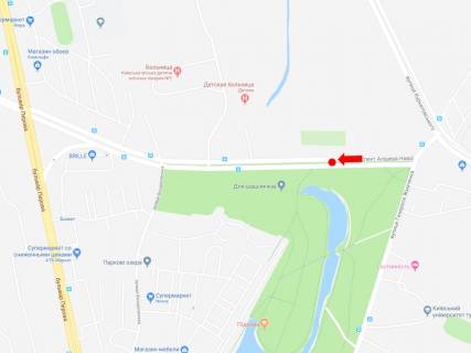 Billboard A in Kyiv, 3x6  Navoi av., rozdil'nik, v storonu bst. Perova scheme