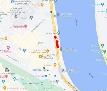 Scrolller, Scroll A in Kyiv, 1.8x1.2  Naberezno-Hresatic'ka st., 11, na r/p, (2), u bik Gavans'kogo mostu - 474763 scheme