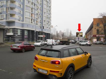 Video Billboard A in Kyiv, 2.3x3.14  Малевича вул., 86 - вул. Байкова, на світлофорі, в сторону ТЦ "Ocean plaza", ст.м. "Либідська" - 583998 Photo 1