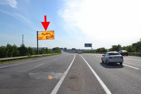 Billboard B in Pisochin, 3x6  Полтавський шлях - с. Пісочин, Автомобільна вул., (1), в центр Photo 1