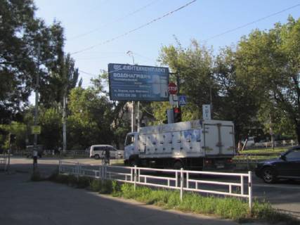 Billboard A in Kherson Naftovikiv st. - Boguna st. (kolis. Illica st.) Photo