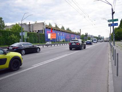 Billboard B in Kyiv, 3x6  Peremogi av., 49/2, zavod "Bil'sovik" - navproti Tanka, st.m."Sulavs'ka", z centru Photo 1