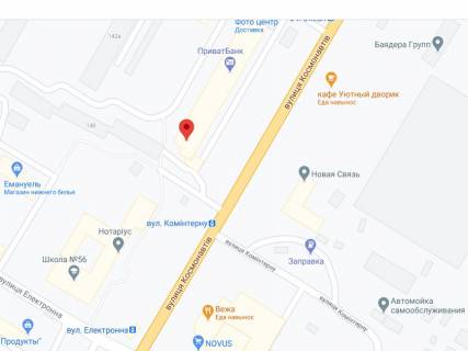 Video Billboard A in Mykolaiv Kosmonavtiv st., 142/3, apteka "Med Servis", NoUg007, prajs za rolik 10 sek 1 vihid/5 hvilin, z 8:00-22:00. Rozrahunok dla insih parametriv translacii utocnujte u menedzera. - 301463 scheme