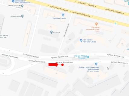 Video Billboard A in Kyiv, 2.3x3.14  Жилянська вул., 97, в центр - 583300 scheme