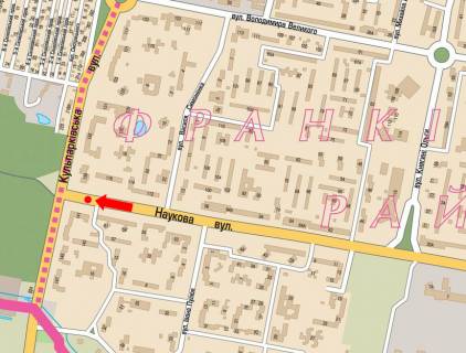 Prismatron, Prism A in Lviv, 3x6  Naukova st. / Kul'parkivs'ka st., rozdil'nik, v bik TRC "Victoria Gardens" - 19114 scheme