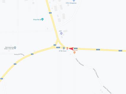 Billboard B in Vapnyarka, 3x6  smt Vapnarka, (2), viizd iz mista scheme