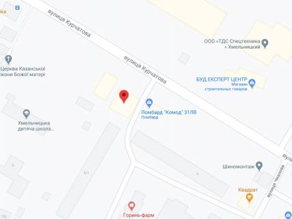 Video Billboard A in Khmelnitsky Kurcatova st., 5/2, apteka "Koneks", prajs za rolik 10 sek 1 vihid/5 hvilin, na dvostoronn'omu ekrani, vid 144 vihodiv na den'. Rozrahunok dla insih parametriv translacii utocnujte u menedzera. - 301588 scheme