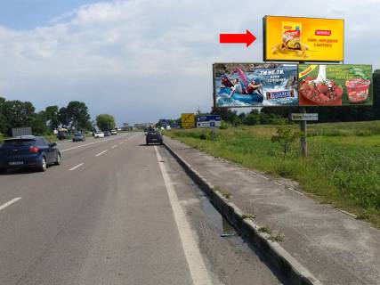 Billboard A in Lviv route, 3x6  Kil'ceva doroga, s. Zimna Voda, bila supermarketiv "Epicentr", "METRO", verhna Photo 5