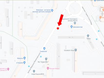 Billboard  in Kyiv, 3x6  Malinovs'kogo st., 38 - Geroiv Stalingrada av., v storonu st.m. "Obolon'" scheme