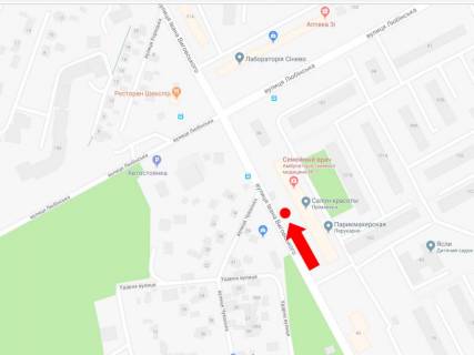 Citylight A in Lviv, 1.8x1.2  Vigovs'kogo st., 41 - st. Lubins'ka, zup. "st. Lubins'ka- st. Vigovs'kogo", v storonu st. Lubins'koi scheme