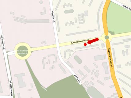 Billboard  in Zaporizhzhya, 3x6  Uvilejnij av., 39, navproti, v bik Kozaka Baburi st. (kol. Zukova st.) scheme