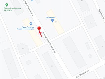 Billboard B in Kremenchuk Prihod'ko st., 28 scheme