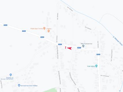 Billboard B in Vishkovo, 3x6  смт Вишково, Тиса вул. scheme