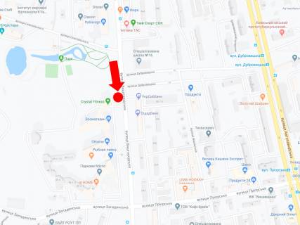 Prismatron, Prism  in Kyiv, 3x6  Visgorods'ka st., 45, bila ZK "Parkove misto", v centr - 445455 scheme