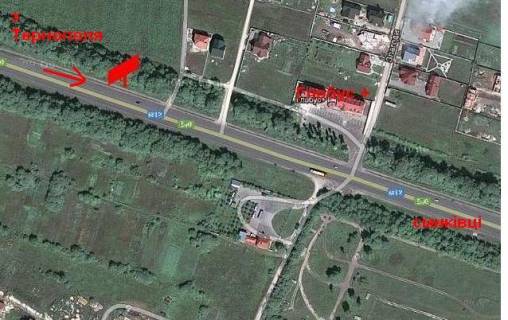 Billboard B in Route, 3x6  Траса Тернопіль-Хмельницький, (16), Смиківці, з міста scheme