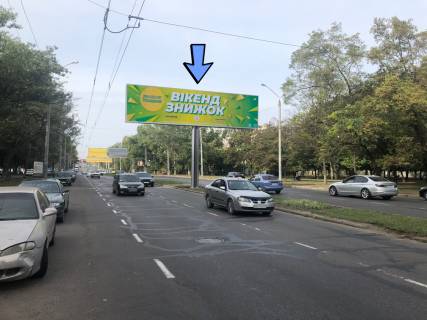 Billboard A in Odessa, 3x6  Glusko av., 26, z centru, pravij Photo 1