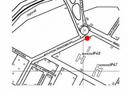 Billboard A in Kherson Peremogi pl. - Mikolaivs'ke sose, 19 scheme