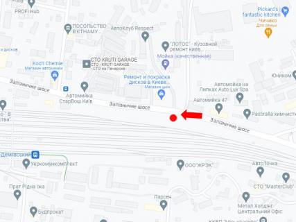 Billboard B in Kyiv, 3x6  Zaliznicne sose, 45 scheme