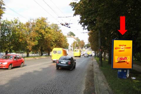 Citylight  in Ternopil, 1.8x1.2  Rus'ka st., bila parku "Topil'ce", damba, v centr Photo