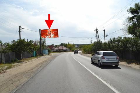 Billboard B in Bezlyudivka, 3x6  Гагаріна пр., с. Безлюдівка, (12), виїзд зміста Photo 1