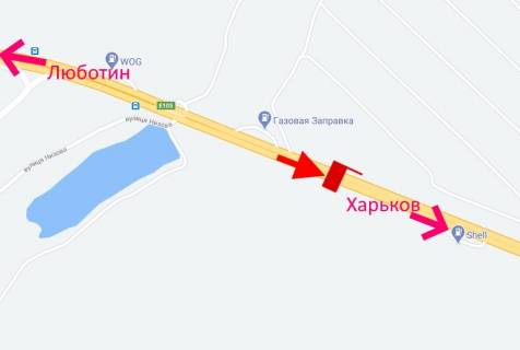 Billboard B in Korotich, 3x6  Траса Київ - Харків, 466 км - с. Коротич, АЗС "Schell", (3), у бік м. Харків scheme