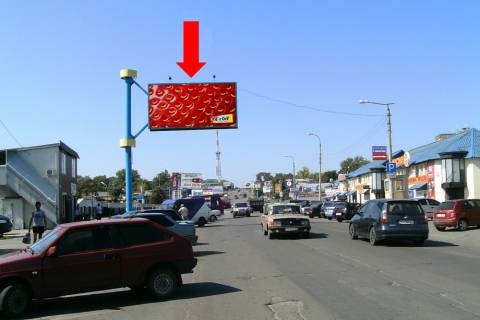 Billboard B in Kropyvnytskyi (Kirovograd), 3x6  Kropivnic'kogo st., bila AZS, Avtorinku, TC "Taron" (flazok) Photo 1