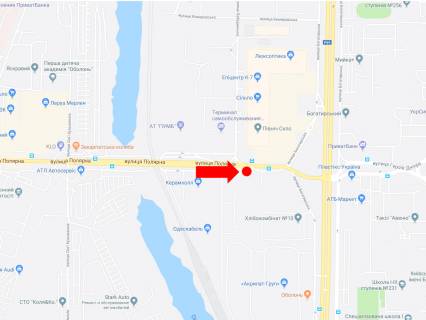 Prismatron, Prism A in Kyiv, 3x6  Polarna st. 16 - navproti zaizdu v supermarketi "Epicentr", "Sil'po", v storonu st. Bogatirs'kij - 214912 scheme