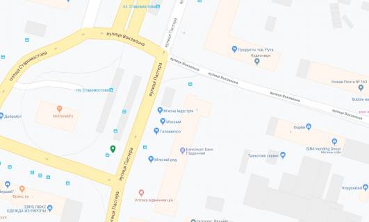 Backlight A in Dnipro (Dnipropetrovsk), 3.14х2.32  pl. Staromostova navproti bud. No12, na zupinci scheme