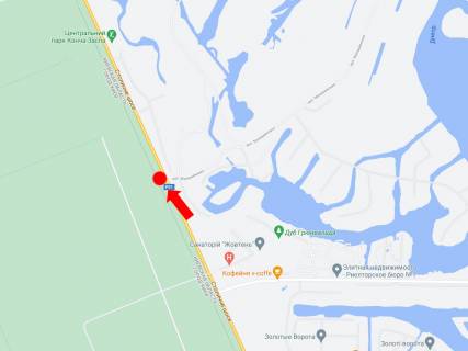 Billboard B in Kiev roads, 3x6  Stolicne sose - st. Monasens'ka, 500 m do sanatoriu "Zovten'", v Kiiv scheme