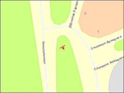 Billboard A in Kherson 200-ricca Hersona av. - Senavina st., livij scheme