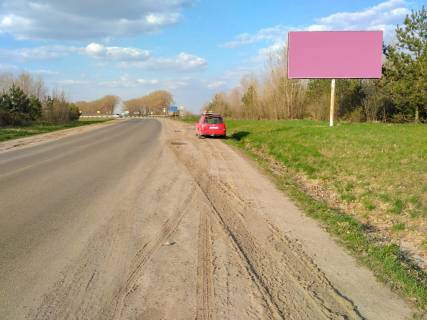 Billboard A in Ternopil highway, 3x6  viizd iz mista u bik Zvenigorodki Photo 1