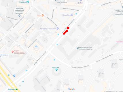 Scrolller, Scroll  in Kyiv, 1.8x1.2  Almazova st. (kolis. Kutuzova st.), 1, rozdil'nik, v storonu pl. Slavi - 445553 scheme