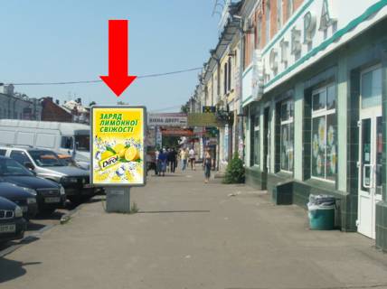 Citylight B in Poltava, 1.8x1.2  Sevcenka st., 56,  Central'nij rinok, bila magazinu "Astera" Photo 1