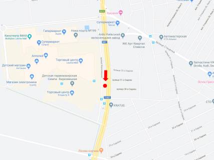 Video Billboard A in Kyiv, 3x6  Паладіна пр., біля ТРЦ "Лавина молл", супермаркетів "Ашан," Епіцентр ", роздільник, в бік пр. Берестейського (колиш. пр. Перемоги) - 583503 scheme