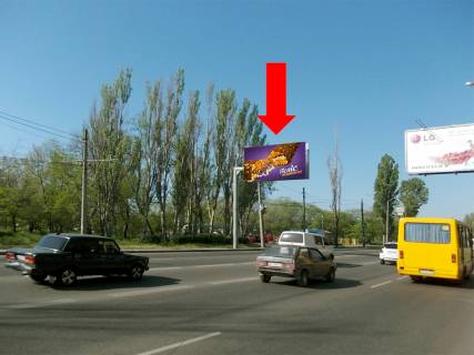 Billboard B in Odessa, 3x6  Mikolaivs'ka doroga, 289, bila avtostoanki, parku "Luzanovka", v centr (flazok) Photo 1