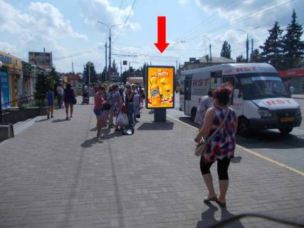 Citylight B in Sumi, 1.8x1.2  1-a Naberezna st. r. Strilki, bila magazinu "Tocka", v bik Illins'koi st. (kol. Cervonogvardijs'koi st.) Photo 1