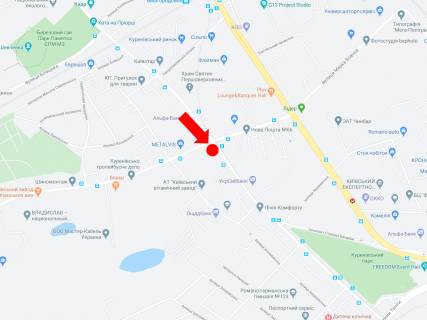 Prismatron, Prism A in Kyiv, 3x6  Kirilivs'ka st. (Frunze), 125 - st. Sirec'ka, na svitlofori, v centr - 245501 scheme