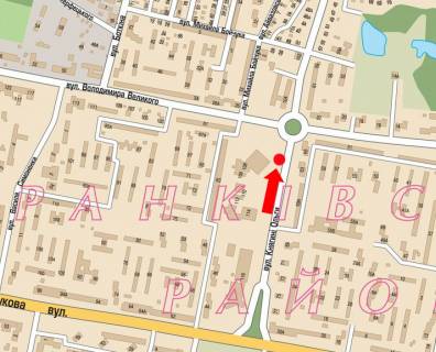 Prismatron, Prism  in Lviv, 3x6  Knagini Ol'gi st., 59A, navproti TC "L'viv", supermarketu "Fokstrot", akvaparku - 447238 scheme