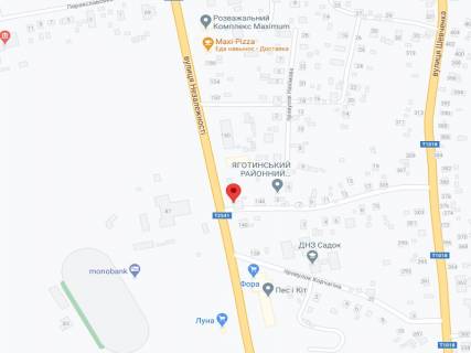 Billboard A in Yagotin Nezaleznosti st., 142, apteka "Vitamin", prajs za rolik 10 sek 1 vihid/5 hvilin, z 8:00-22:00. Rozrahunok dla insih parametriv translacii utocnujte u menedzera. scheme