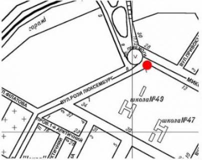 Billboard A in Kherson Peremogi pl. - Mikolaivs'ke sose, 19 scheme