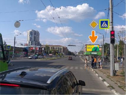 Video Billboard A in Kharkiv Nauki av. - Kul'tury st., iz centra, stoimost' za 60 vyhodov v cas rolika dlitel'nost'u - 8 sek. - 291674 Photo 1